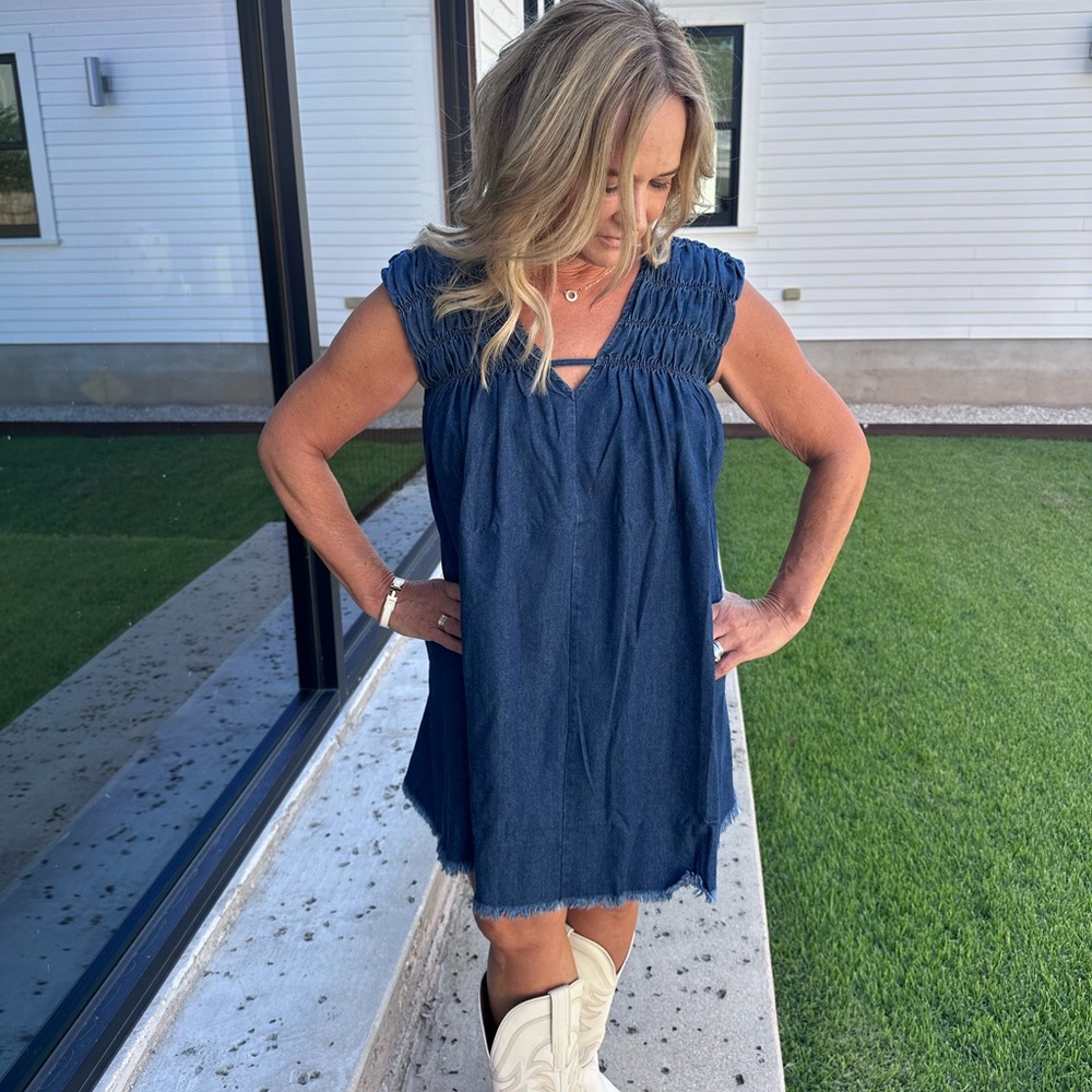 Denim Mini Dress
